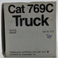NZG 222 1:50 Scale Custom Diecast Caterpillar 769C Dump Truck VG/Box