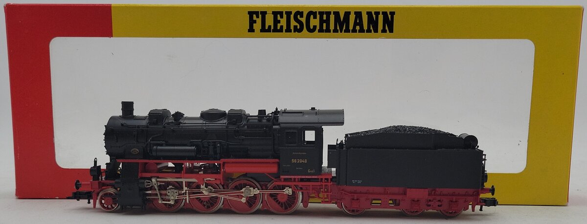 Fleischmann 4156 HO Scale DR 2-8-0 Steam Locomotive & Tender LN/Box