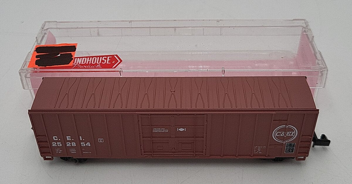Roundhouse 8887 N Scale Chicago and Eastern Illinois Boxcar #252854 LN/Box