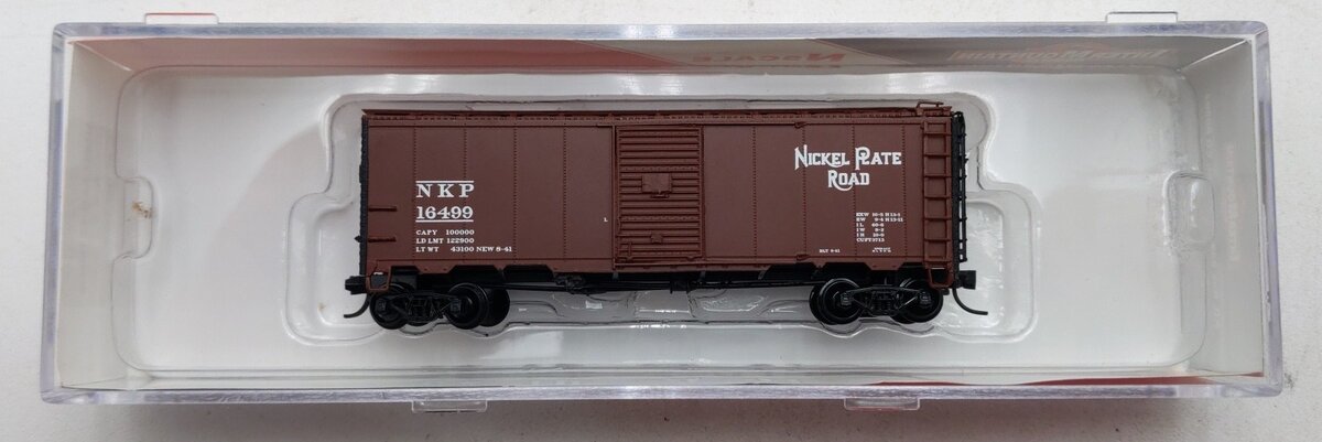InterMountain 65727-18 N Scale Nickel Plate Road N1937 AAR 40' Boxcar #16499 LN/Box