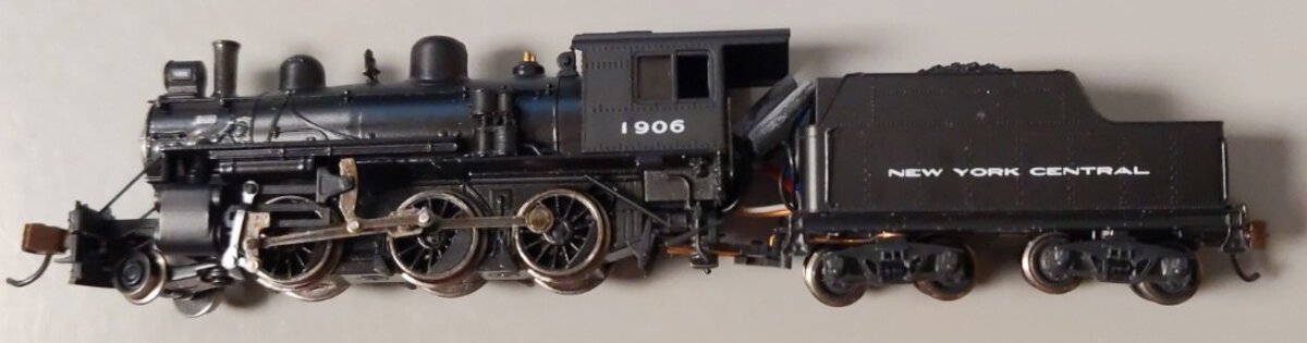 Bachmann 51752 N New York Central Alco 2-6-0 Steam Loco & Tender w/DCC #1906 LN/Box