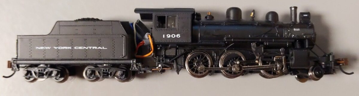 Bachmann 51752 N New York Central Alco 2-6-0 Steam Loco & Tender w/DCC #1906 LN/Box