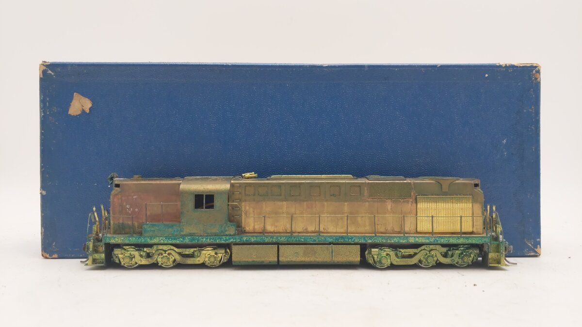 Alco Models D-114 HO Brass DL-600B High Hood Diesel Locomotive - Unpainted/Box