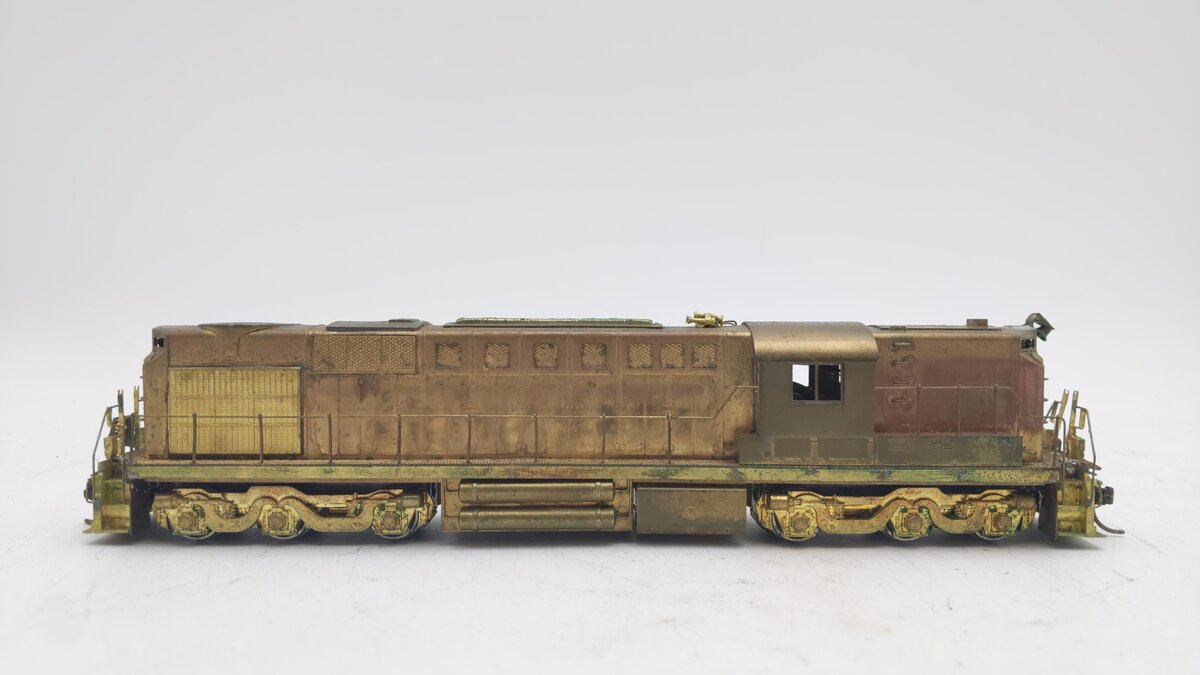 Alco Models D-114 HO Brass DL-600B High Hood Diesel Locomotive - Unpainted/Box