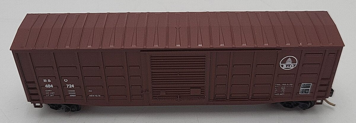 Roundhouse 8175 N Scale Baltimore & Ohio 50' PS-1 Boxcar #484728 LN/Box