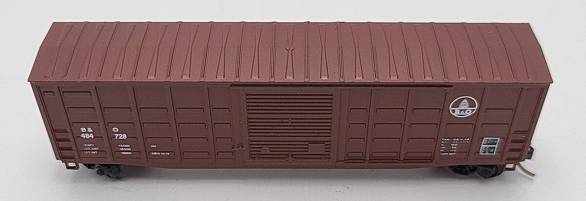 Roundhouse 8175 N Scale Baltimore & Ohio 50' PS-1 Boxcar #484728 LN/Box