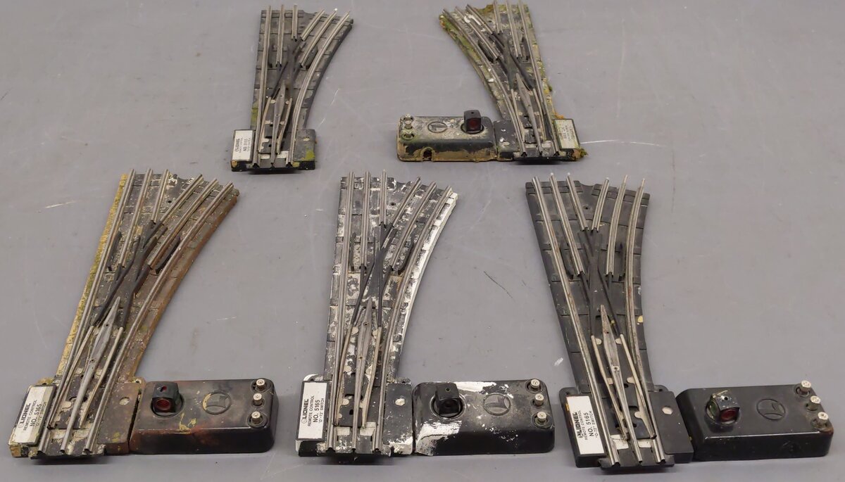 Lionel 6-5165/6-5166 O O72 Left & Right Hand Remote Switch Turnouts [5]