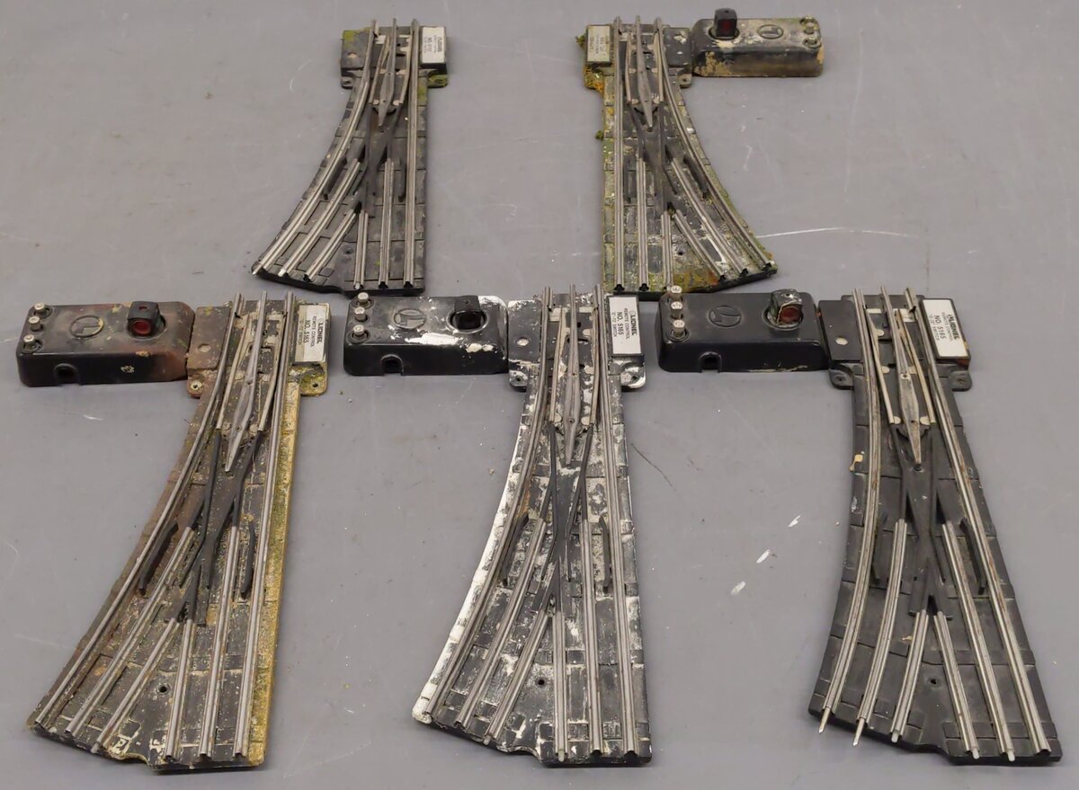 Lionel 6-5165/6-5166 O O72 Left & Right Hand Remote Switch Turnouts [5]