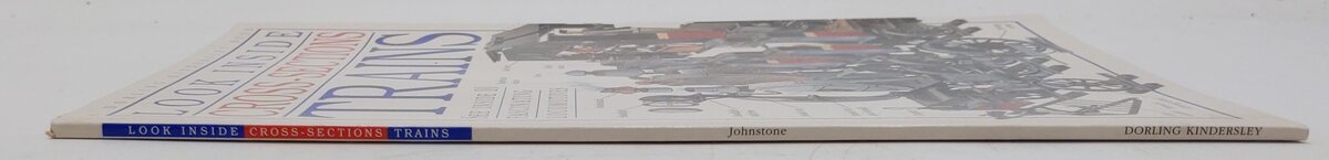 Look Inside Cross-sections Trains Paperback Book By Michael Johnstone NEW