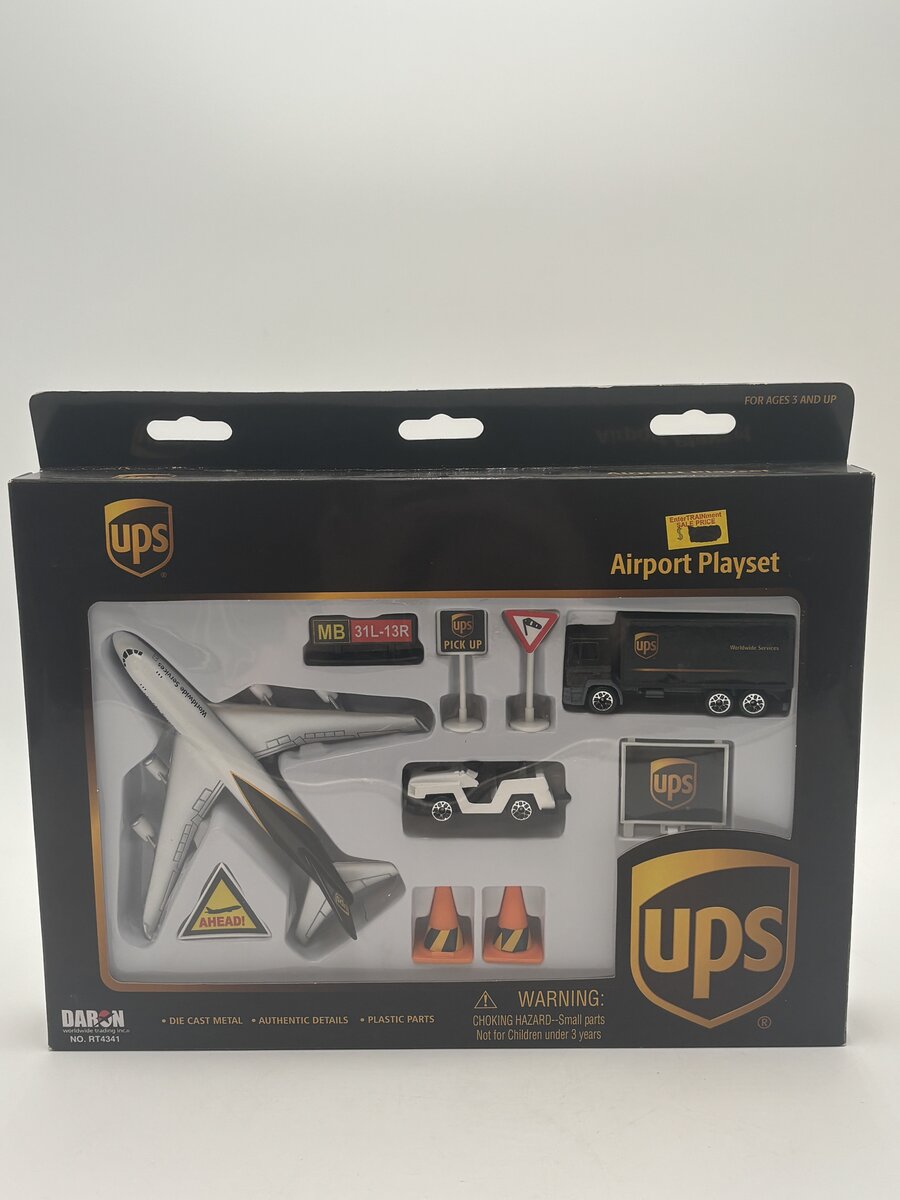 Daron Worldwide Trading RT4341 1:87 HO UPS Airport Playset LN/Box