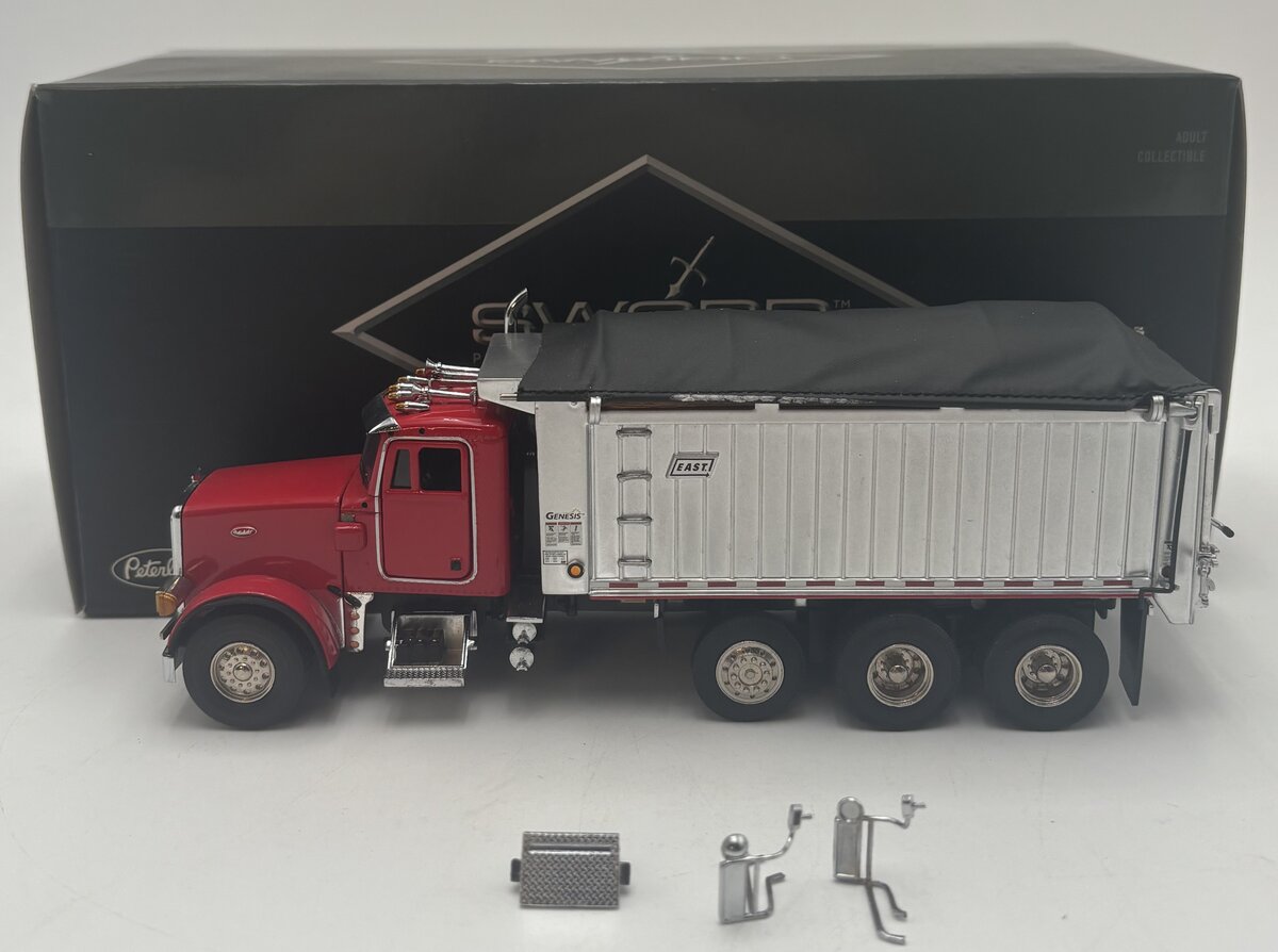 Sword Models SW2042-R 1:50 Red Peterbilt 357 w/Rigid East Genesis Dump EX/Box