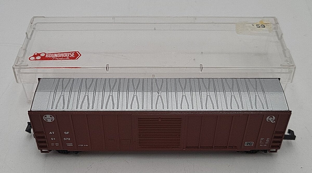 Roundhouse N Scale Santa Fe Boxcar #51572 LN/Box