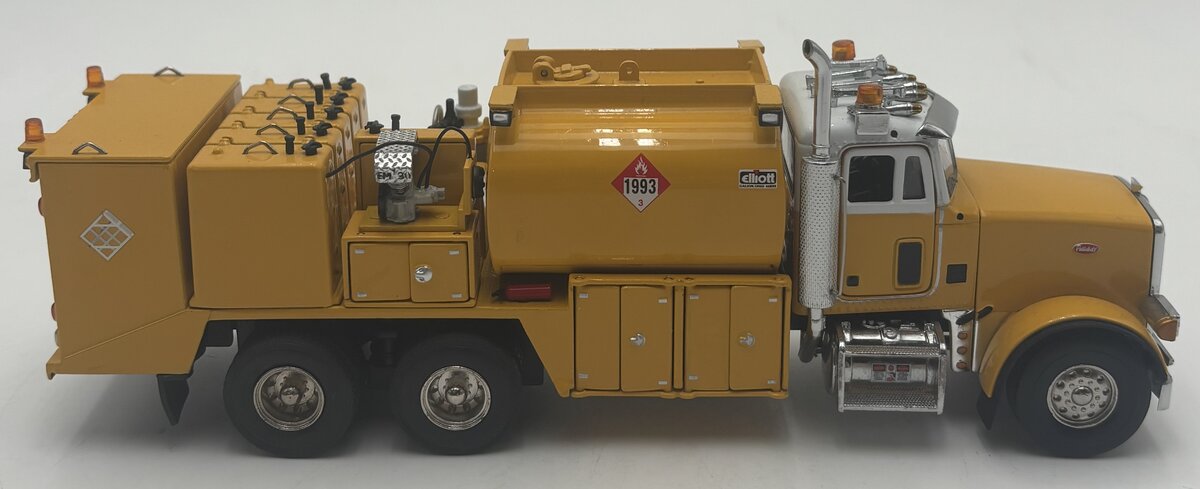 Sword Models SW2041-Y 1:50 Yellow Peterbilt 357 w/Elliot Fuel and Lube Body EX/Box