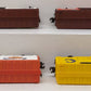 Lionel O Gauge Assorted Reefer and Boxcars: 9860, 9882, 9740, 9869 [4] EX