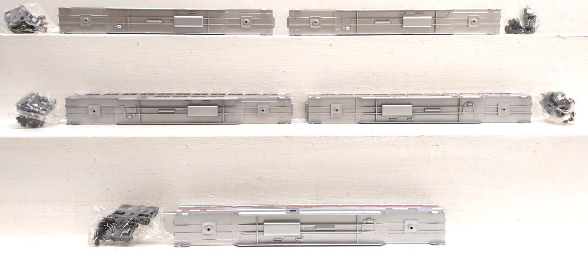 Con-Cor HO Scale Assorted Amtrak Superliner Passenger Cars Kits [5] LN/Box