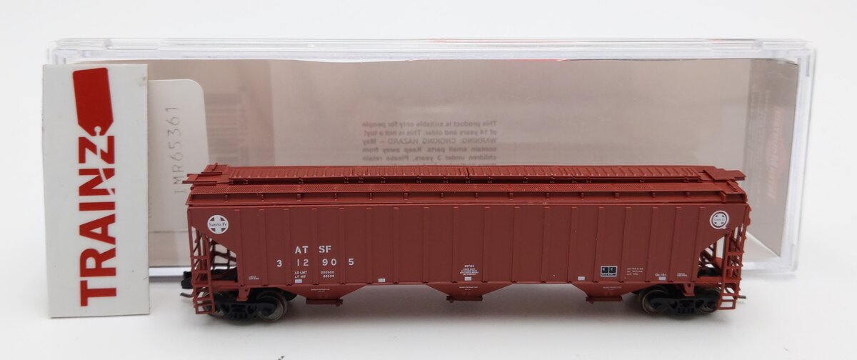 InterMountain 65361-19 N Scale ATSF Rib-Sided 3-Bay Hopper #312905 LN/Box
