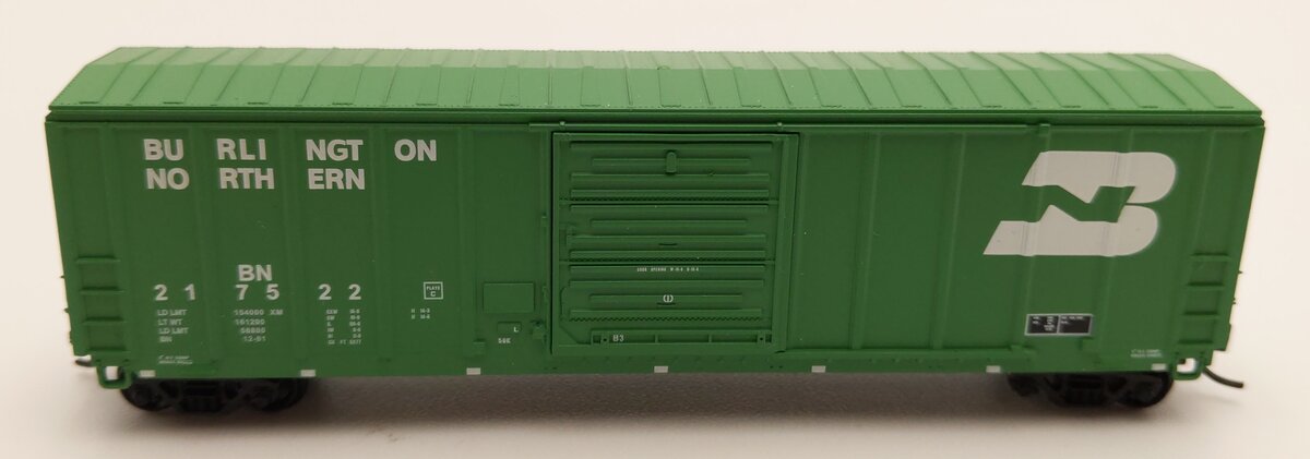 InterMountain 67504-13 N Scale Burlington Northern Boxcar #217522 EX/Box