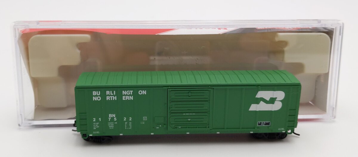 InterMountain 67504-13 N Scale Burlington Northern Boxcar #217522 EX/Box