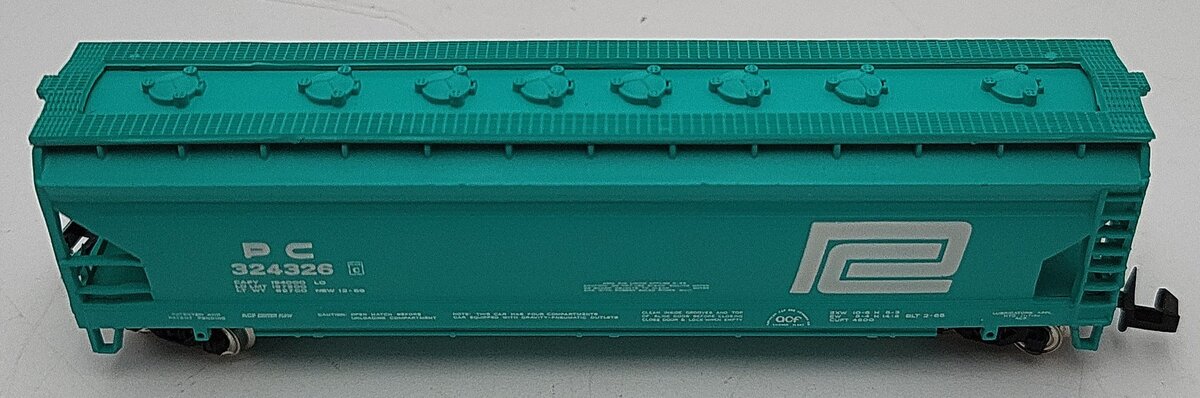 Bachmann 70550 N PC 56' Central Flow Hopper #324326 LN/Box