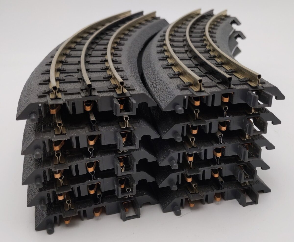 MTH 40-1002 RealTrax O31 Curved Track (10) VG