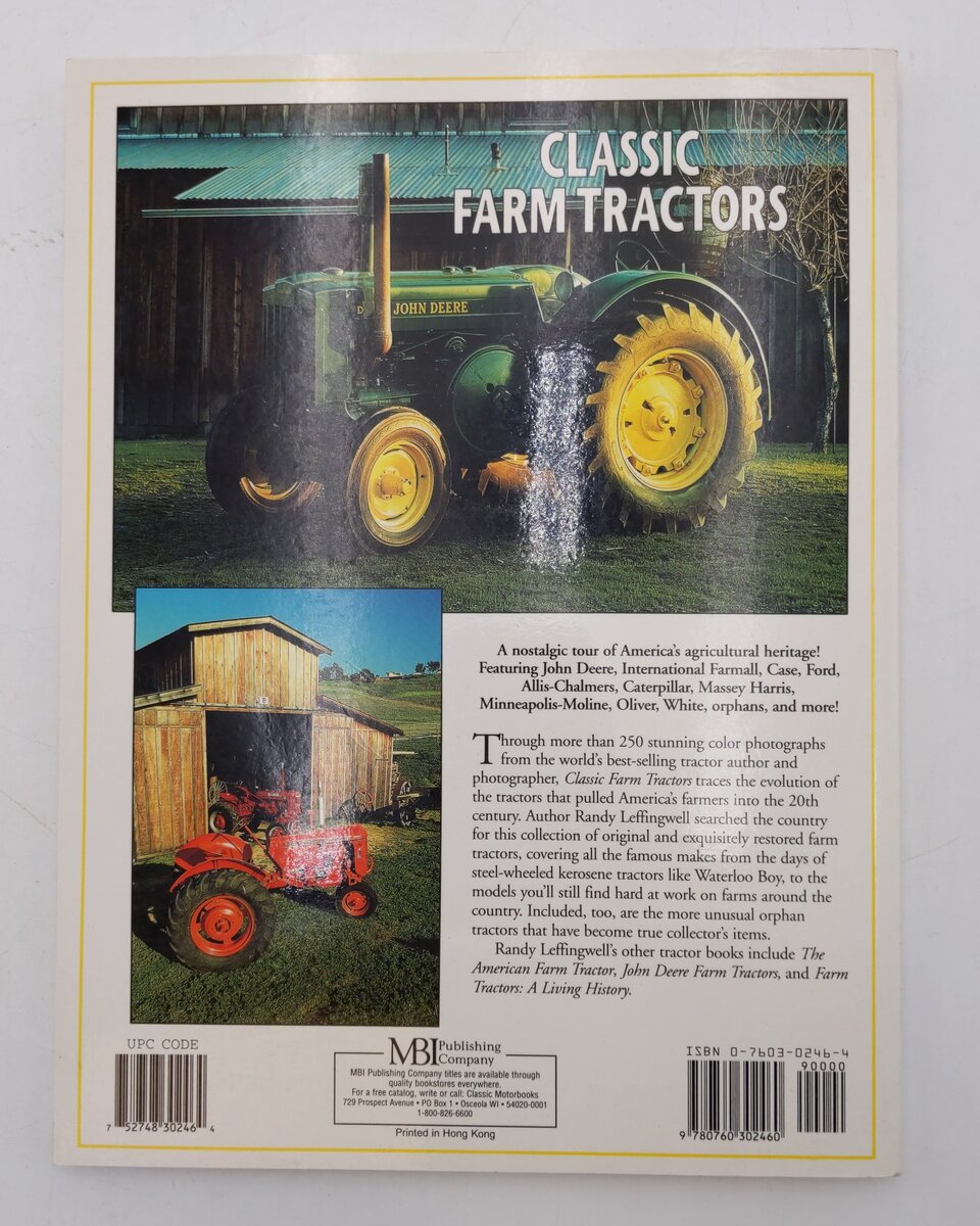 Classic Farm Tractors Paperback Book By Randy Leffingwell EX
