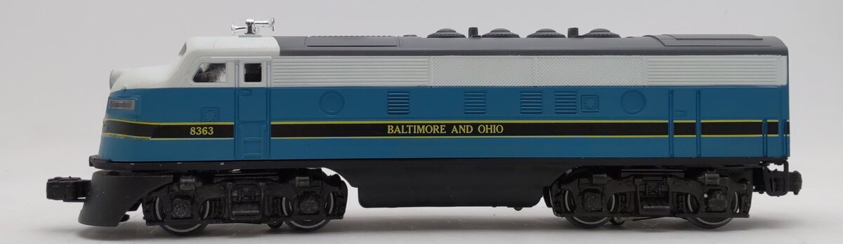 Lionel 6-8363 O Gauge Baltimore & Ohio F3 Powered A Unit Diesel Locomotive EX/Box