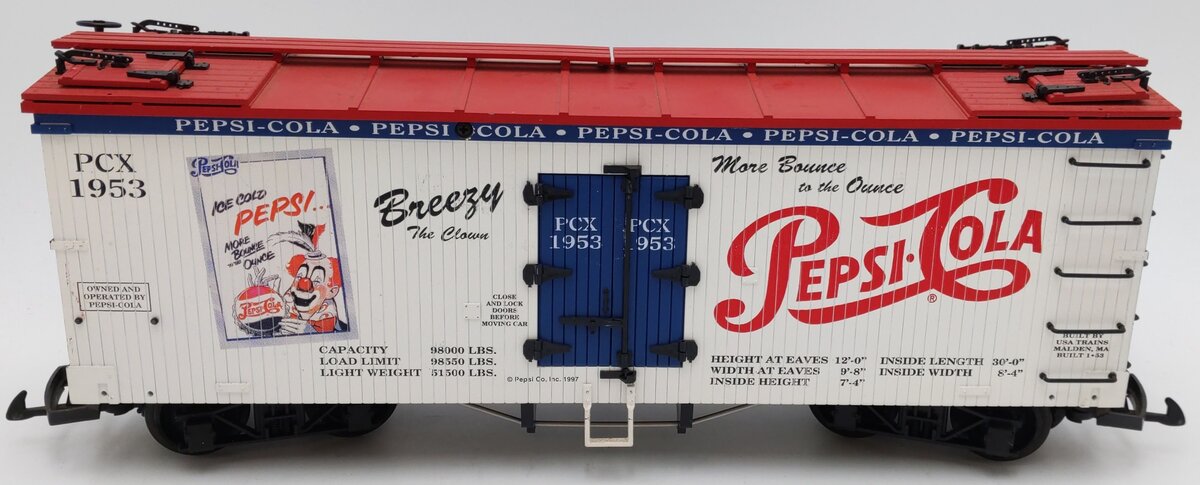 USA Trains 16121 G Scale Pepsi-Cola 