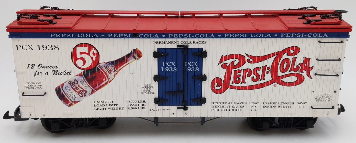 USA Trains R16124 G Scale Pepsi-Cola 