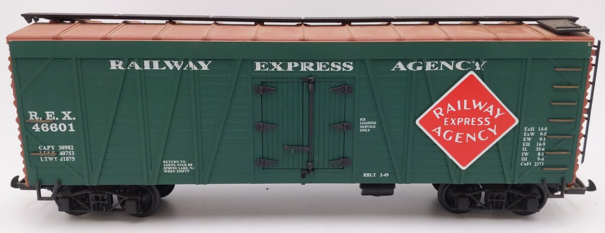 REA 46601 G Scale Railway Express Agency Truss Reefer
