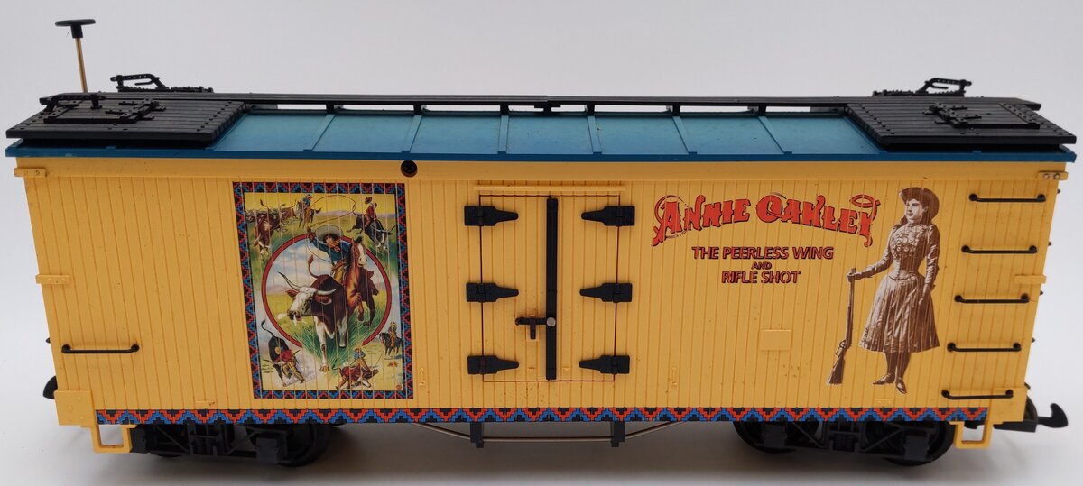 LGB 41720 G Scale Annie Oakley Refrigerator Car VG