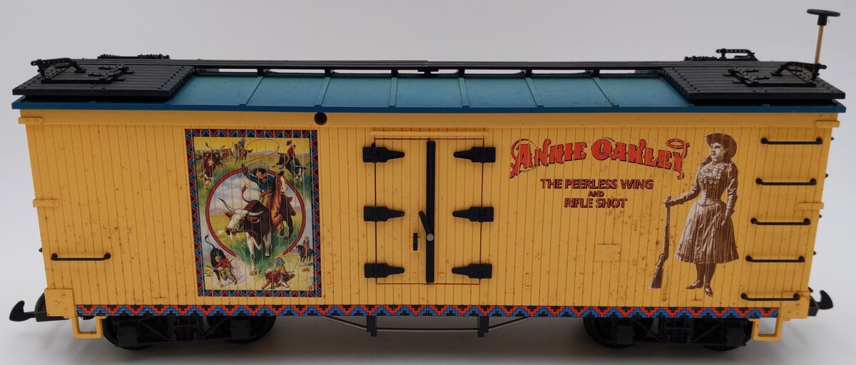 LGB 41720 G Scale Annie Oakley Refrigerator Car VG