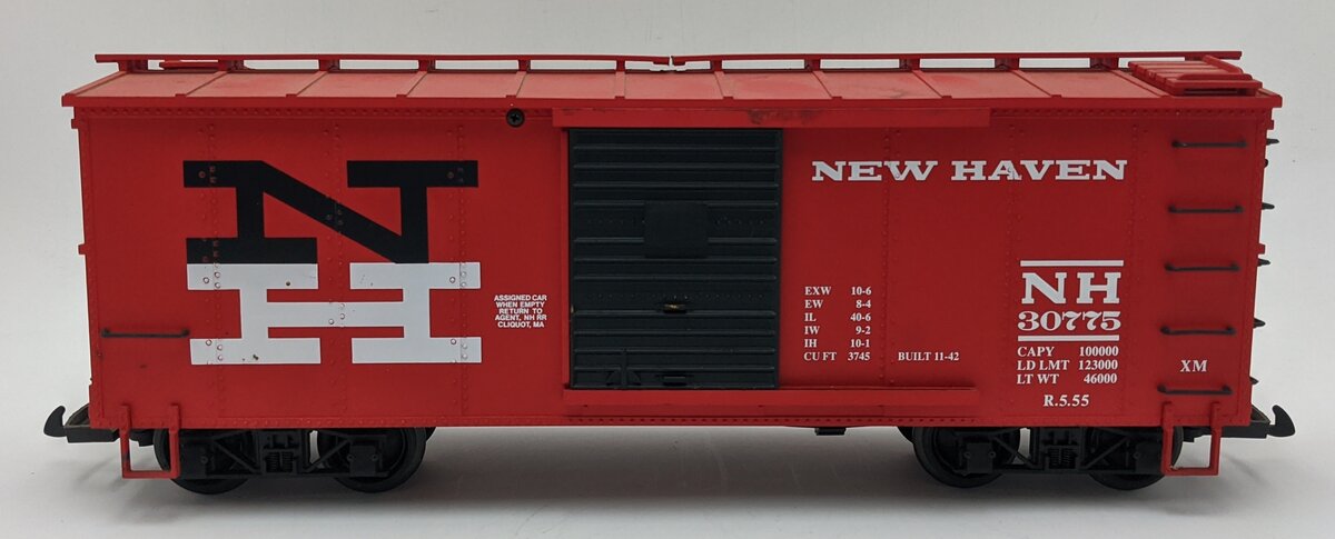 USA Trains R19053A G Scale New Haven Box Car #30775 VG