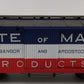 LGB 4067-K01 G Scale State of Maine Boxcar VG
