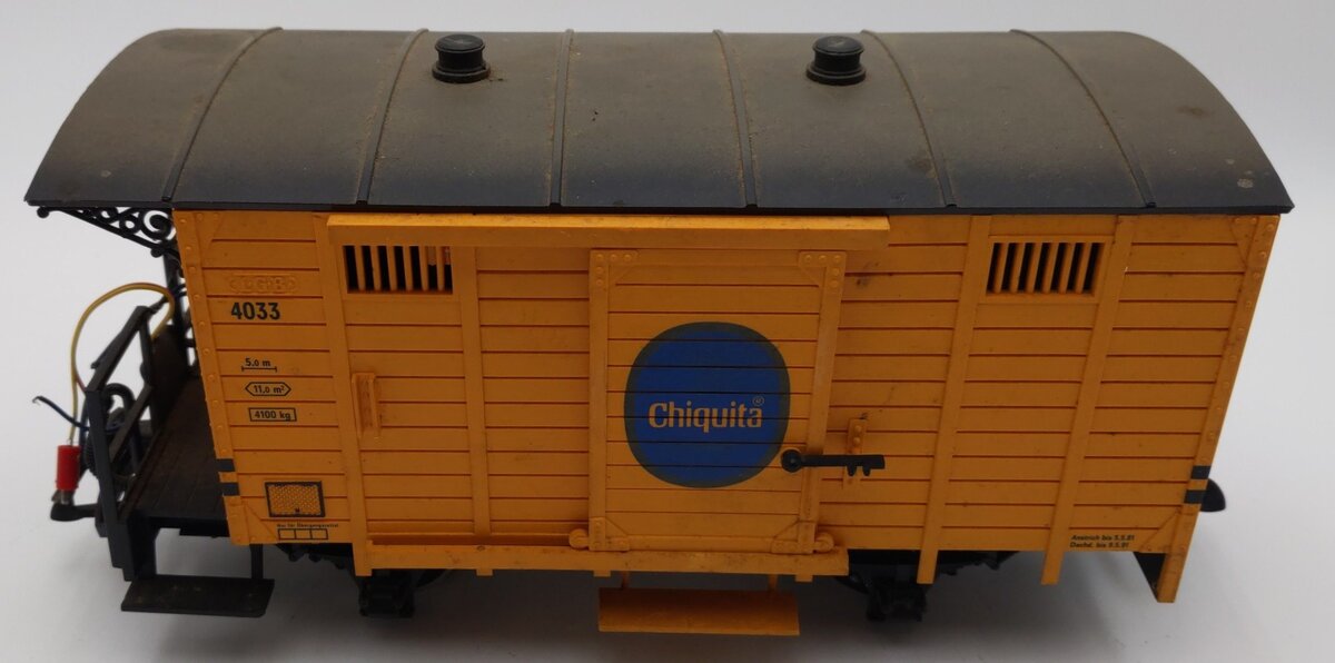 LGB 4033 G Scale Chiquita Boxcar #4033 VG