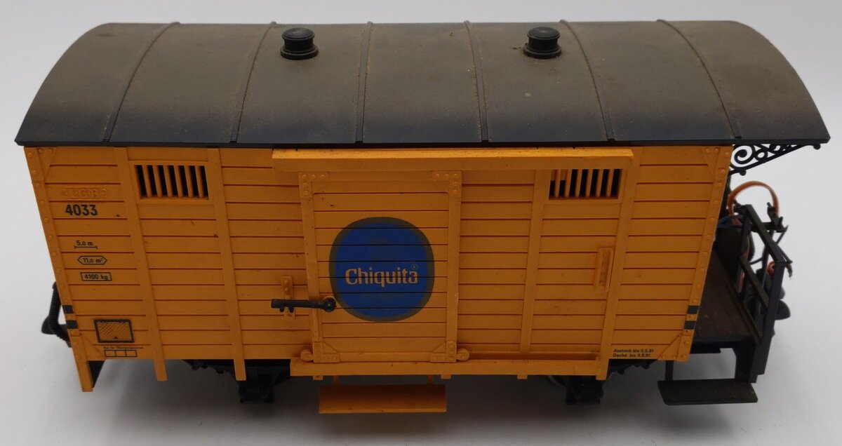 LGB 4033 G Scale Chiquita Boxcar #4033 VG
