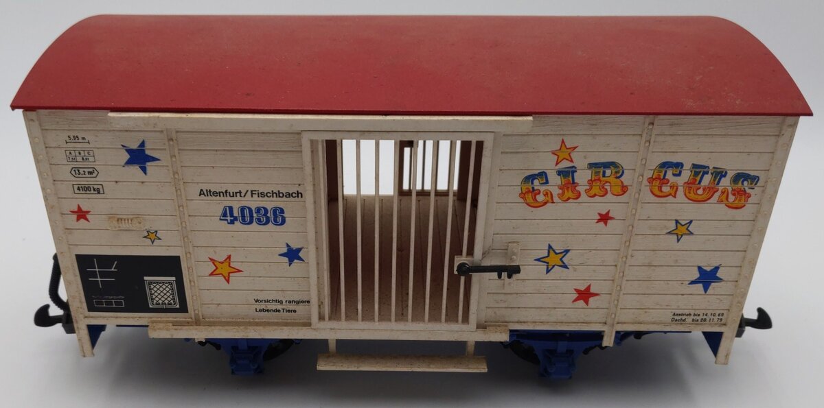 LGB 4036 G Scale Circus Animal Wagon VG