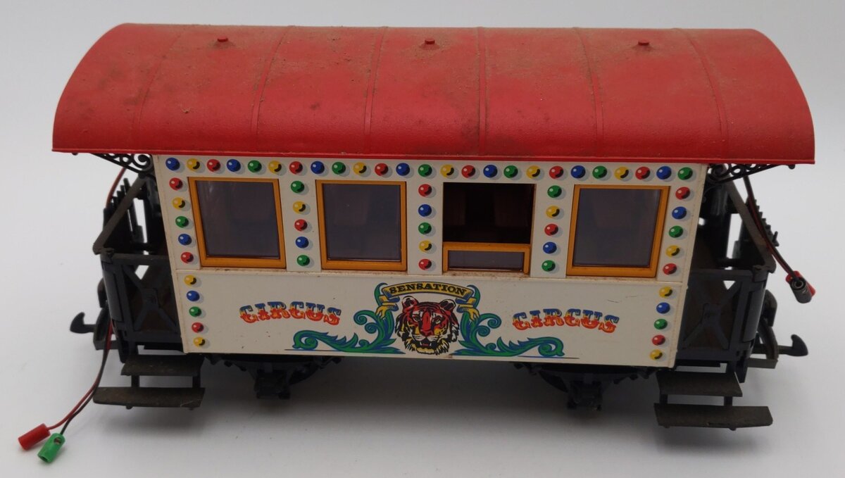 LGB 30360 G Scale Circus Passenger Car VG