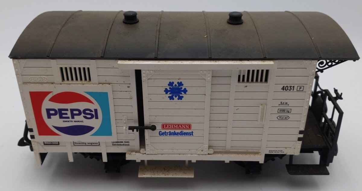 LGB 4031 G Scale Pepsi Cola Boxcar EX