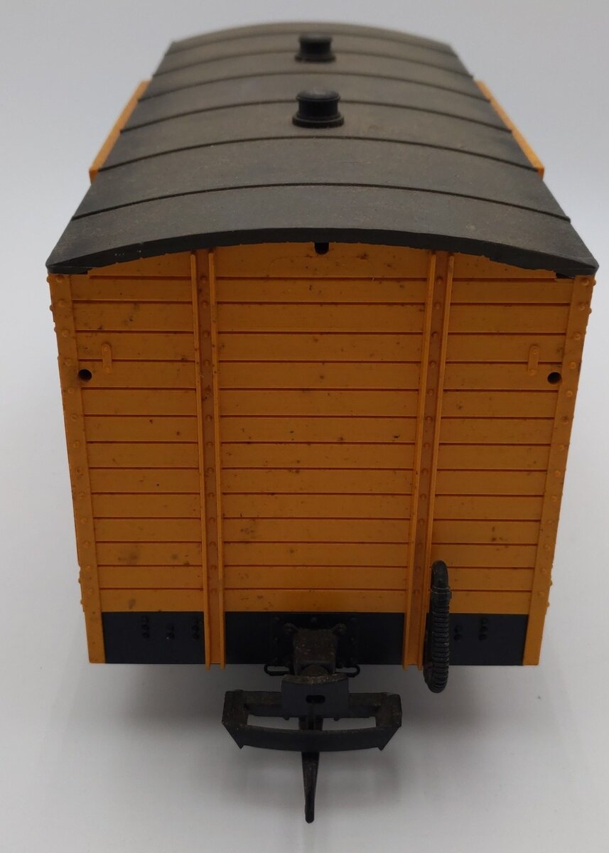 LGB 2897 G Scale Train Yellow Cardinal Beer Bier Reefer Refigerator Car #2897 EX