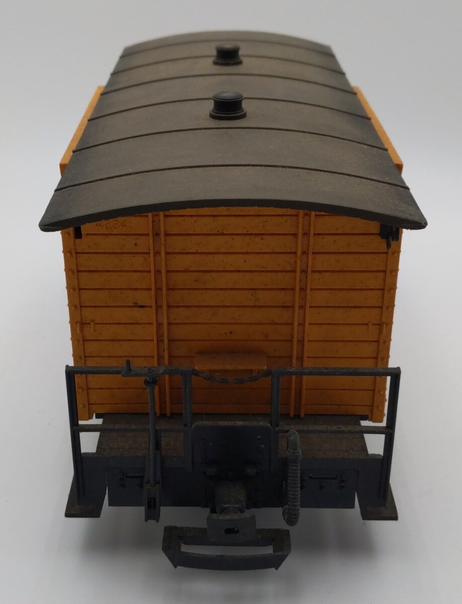 LGB 2897 G Scale Train Yellow Cardinal Beer Bier Reefer Refigerator Car #2897 EX
