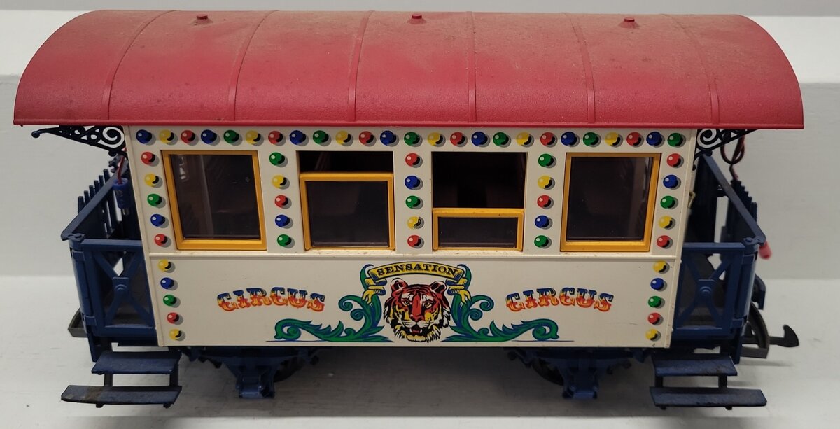 LGB 30360 G Scale Circus Passenger Car VG
