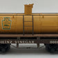 G Scale Heinz Vinegar Tank Car #0001 VG
