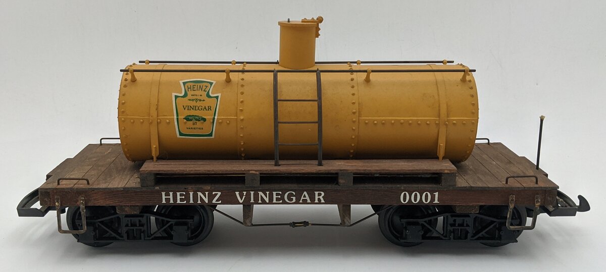 G Scale Heinz Vinegar Tank Car #0001 VG