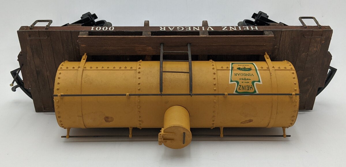 G Scale Heinz Vinegar Tank Car #0001 VG