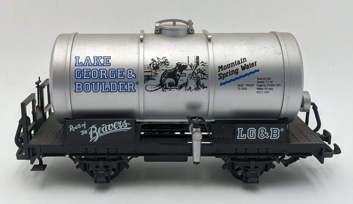 LGB 4140 G Scale Lake George & Boulder Tank Car EX