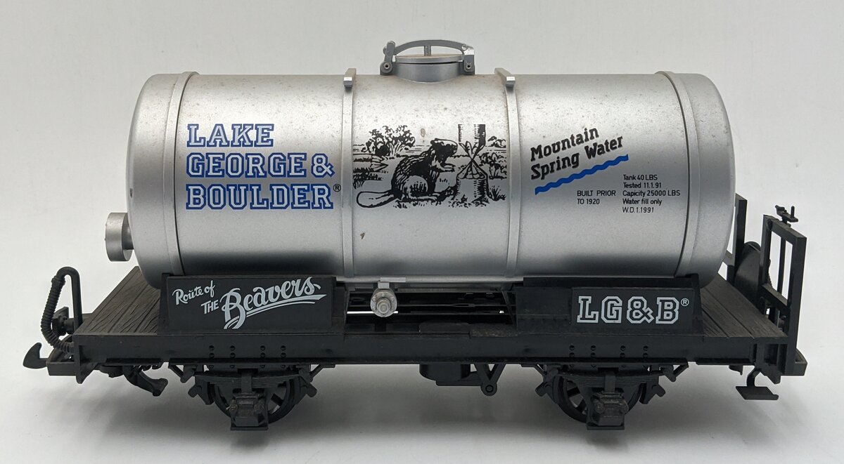 LGB 4140 G Scale Lake George & Boulder Tank Car EX