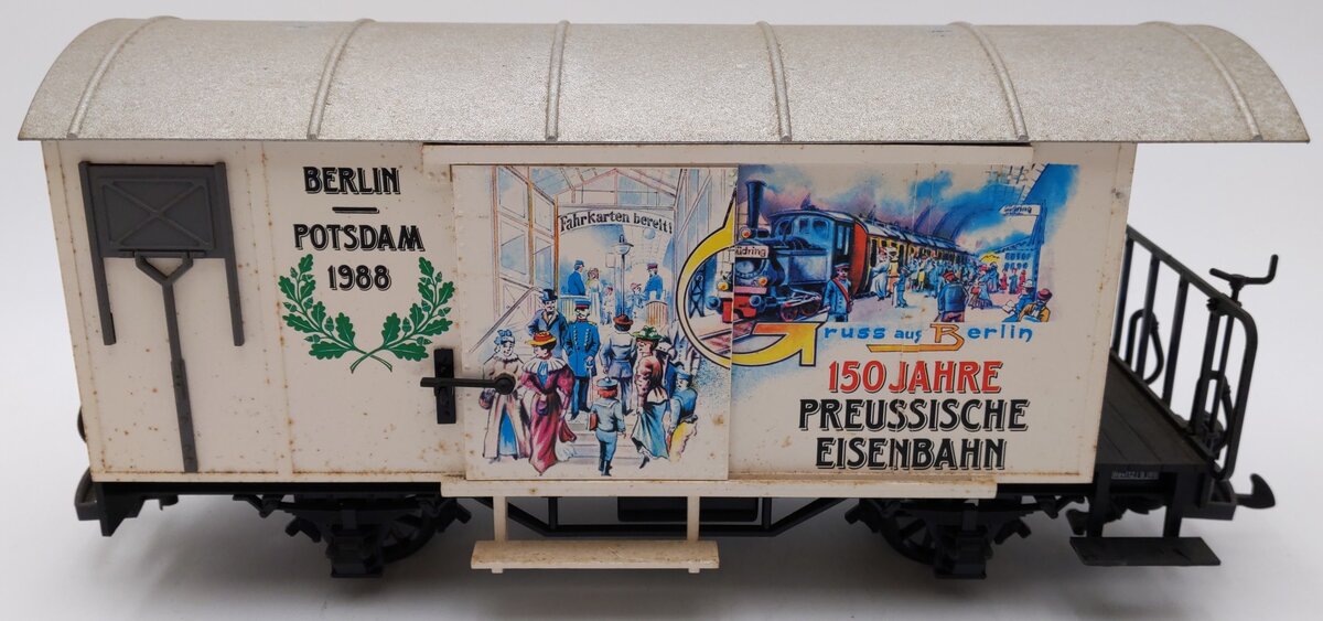 LGB 4028B G Scale Berlin 1988 Boxcar VG
