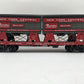 Aristo-Craft 46505 G Scale NYC Piggyback Flatcar w/ Trailers EX