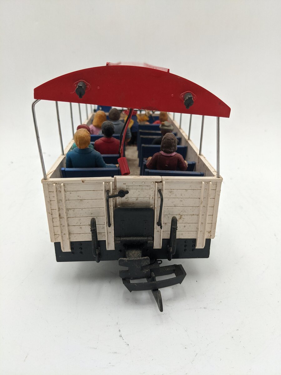 LGB 3125 G Gauge Open Air Circus Passenger Car (Metal Wheels) EX