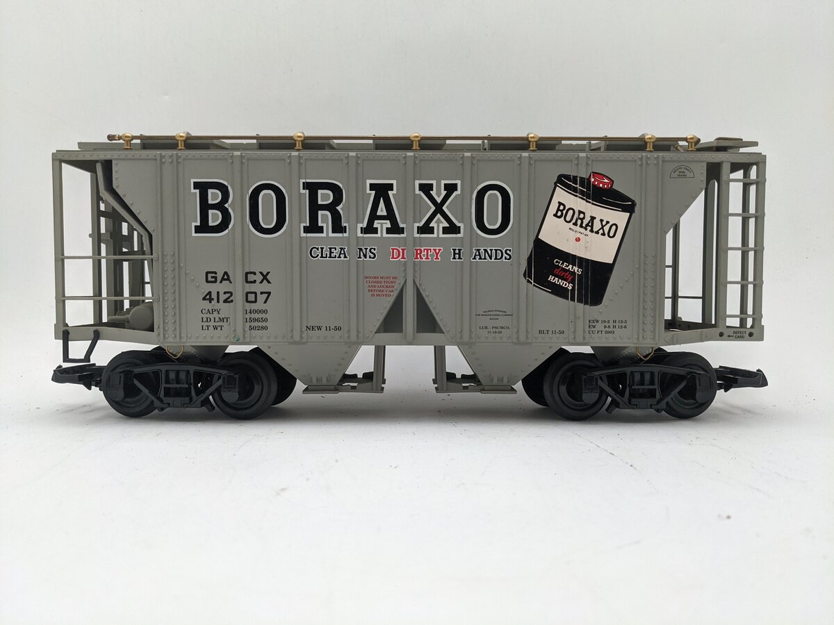 Aristo-Craft 41207 G Gauge Boraxo 2-Bay Hopper EX